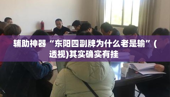辅助神器“东阳四副牌为什么老是输”(透视)其实确实有挂 
