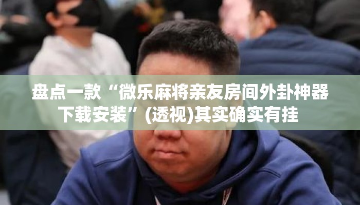 盘点一款“微乐麻将亲友房间外卦神器下载安装”(透视)其实确实有挂 