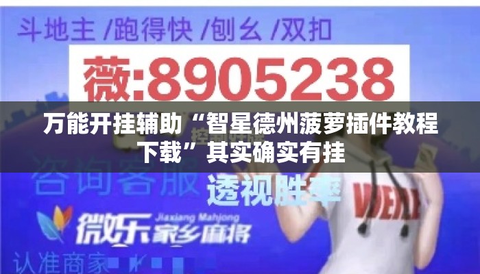 万能开挂辅助“智星德州菠萝插件教程下载”其实确实有挂