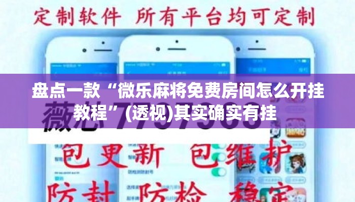 盘点一款“微乐麻将免费房间怎么开挂教程”(透视)其实确实有挂 