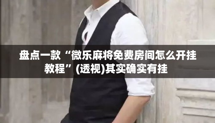 盘点一款“微乐麻将免费房间怎么开挂教程”(透视)其实确实有挂 