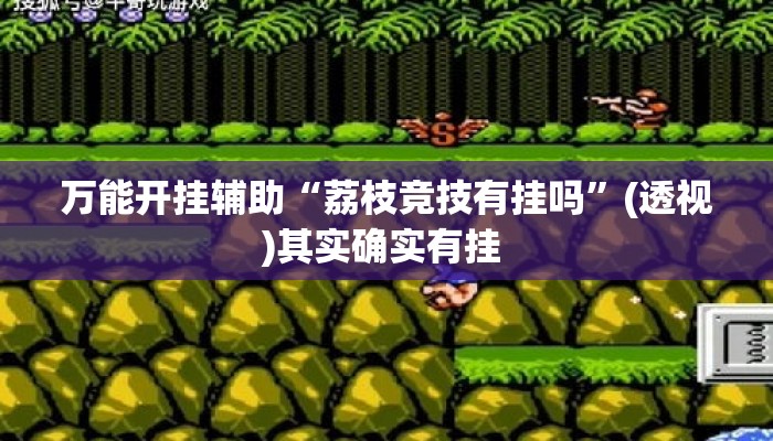 万能开挂辅助“荔枝竞技有挂吗	”(透视)其实确实有挂 