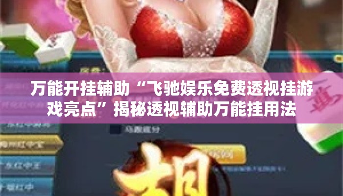 万能开挂辅助“飞驰娱乐免费透视挂游戏亮点”揭秘透视辅助万能挂用法