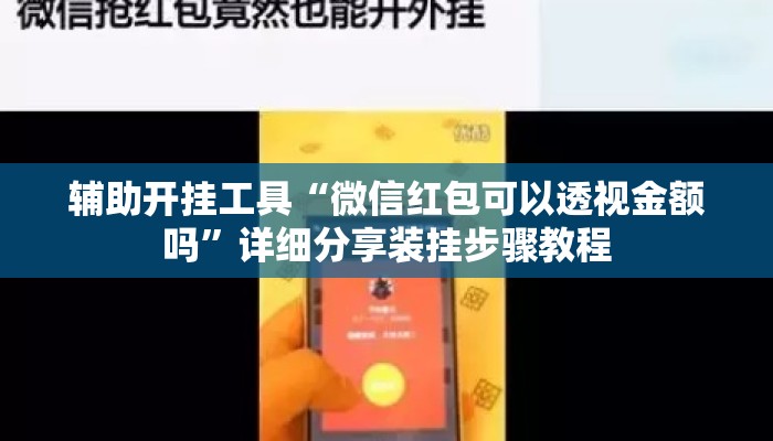 辅助开挂工具“微信红包可以透视金额吗	”详细分享装挂步骤教程