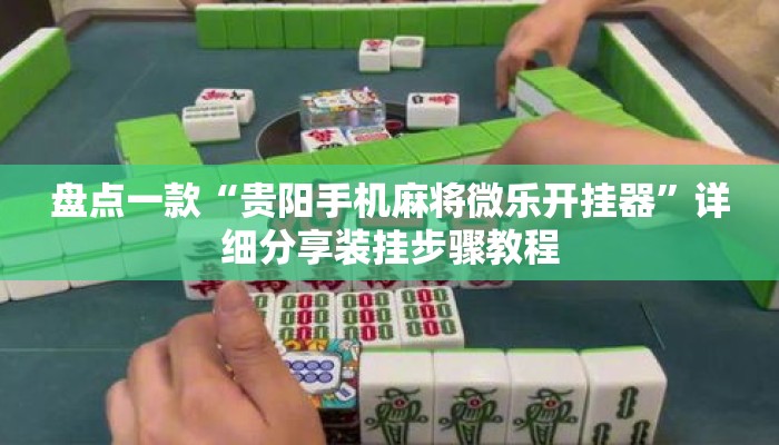 盘点一款“贵阳手机麻将微乐开挂器”详细分享装挂步骤教程