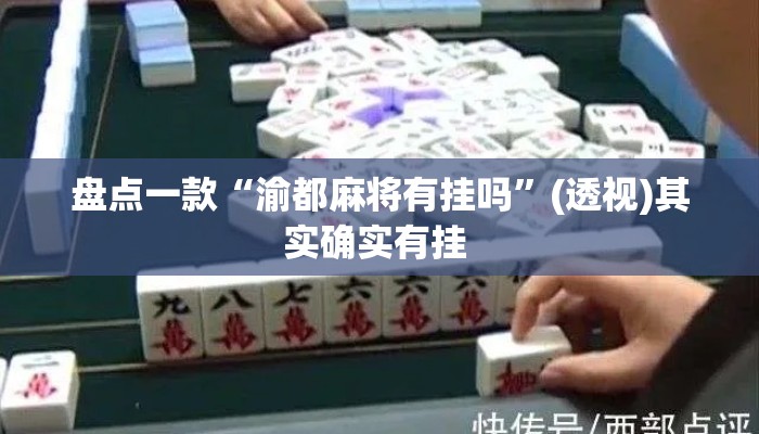 盘点一款“渝都麻将有挂吗”(透视)其实确实有挂 