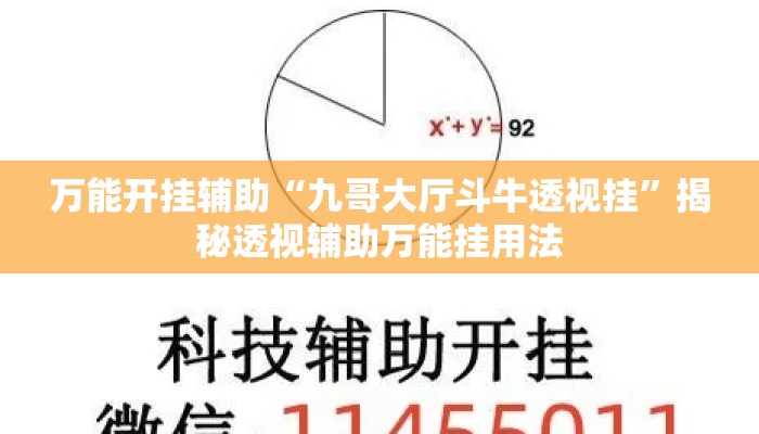 万能开挂辅助“九哥大厅斗牛透视挂”揭秘透视辅助万能挂用法