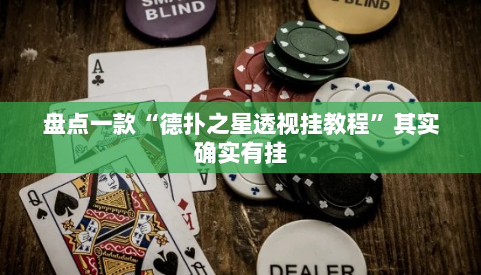 盘点一款“德扑之星透视挂教程”其实确实有挂
