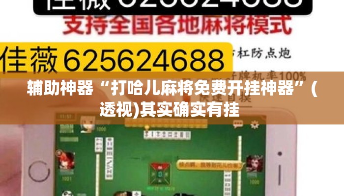 辅助神器“打哈儿麻将免费开挂神器”(透视)其实确实有挂 
