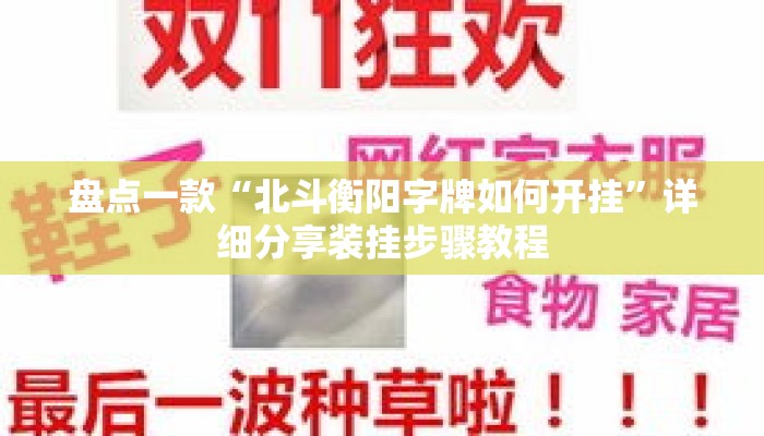 盘点一款“北斗衡阳字牌如何开挂”详细分享装挂步骤教程