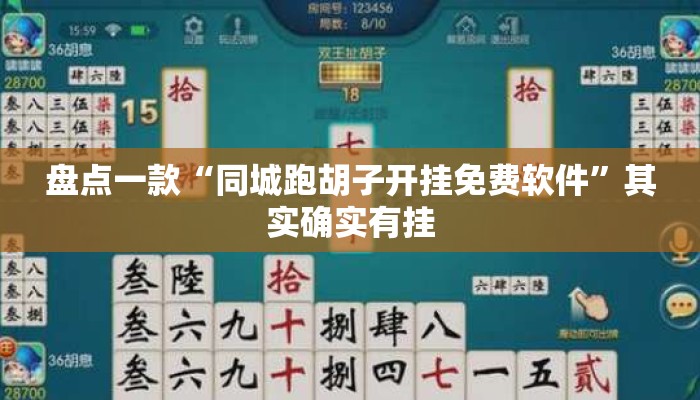 盘点一款“同城跑胡子开挂免费软件”其实确实有挂