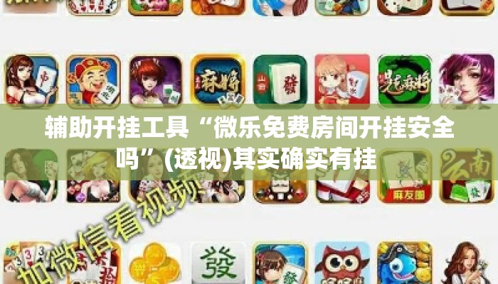 辅助开挂工具“微乐免费房间开挂安全吗”(透视)其实确实有挂 
