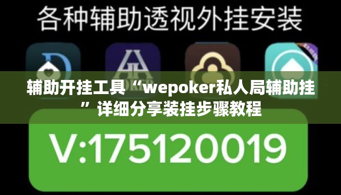 辅助开挂工具“wepoker私人局辅助挂”详细分享装挂步骤教程